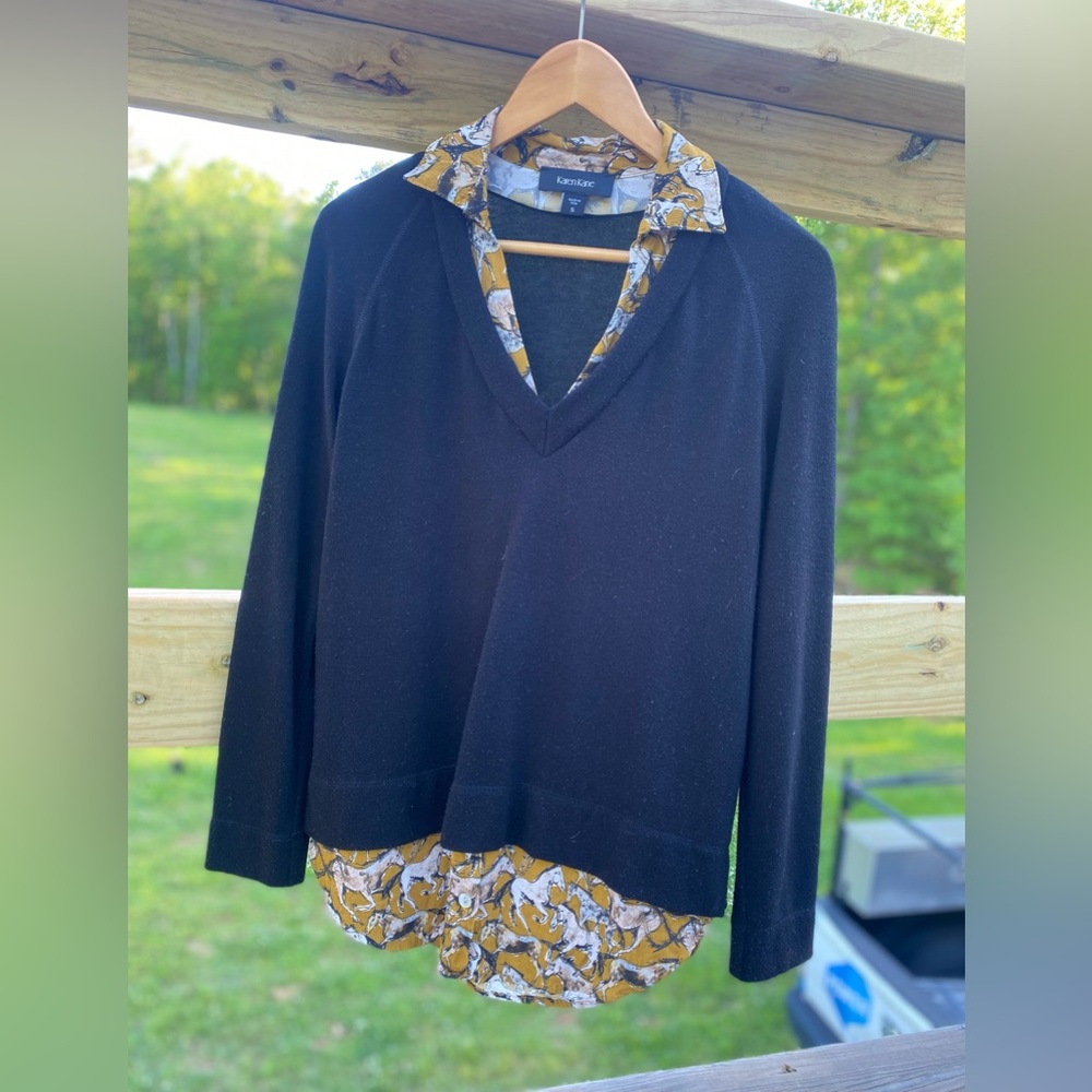 Karen Kane Sweater Blouse
